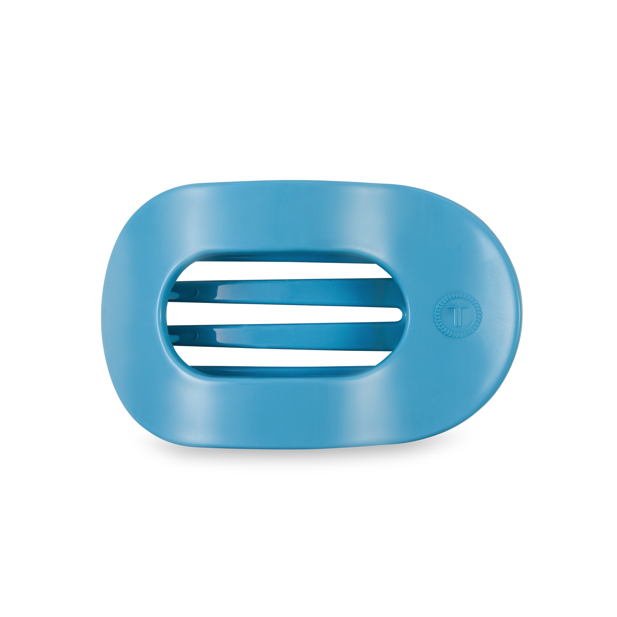 TELETIES - Flat Round Hair Clip - Summer Sky - Medium
