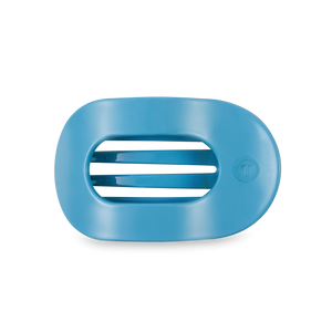 TELETIES - Flat Round Hair Clip - Summer Sky - Medium
