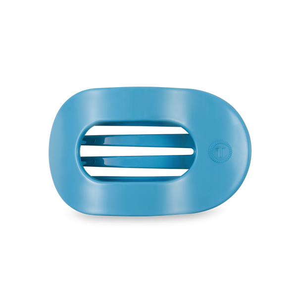 TELETIES - Flat Round Hair Clip - Summer Sky - Medium