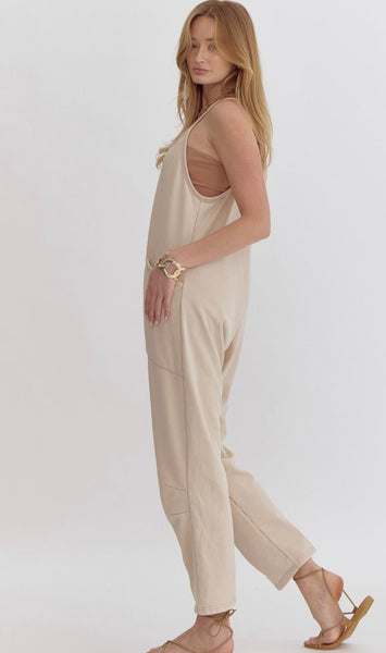 Magnolia Jumpsuit - Stone
