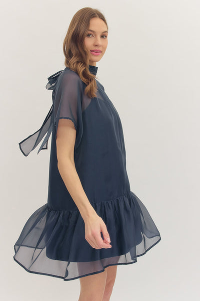 Summer Mini Dress - Navy