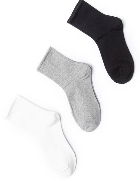 Autumn Classic Quarter Socks - White