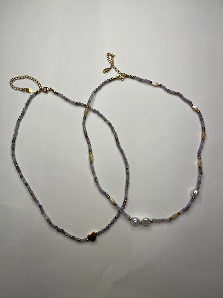 Calliope Dainty Beaded Necklace