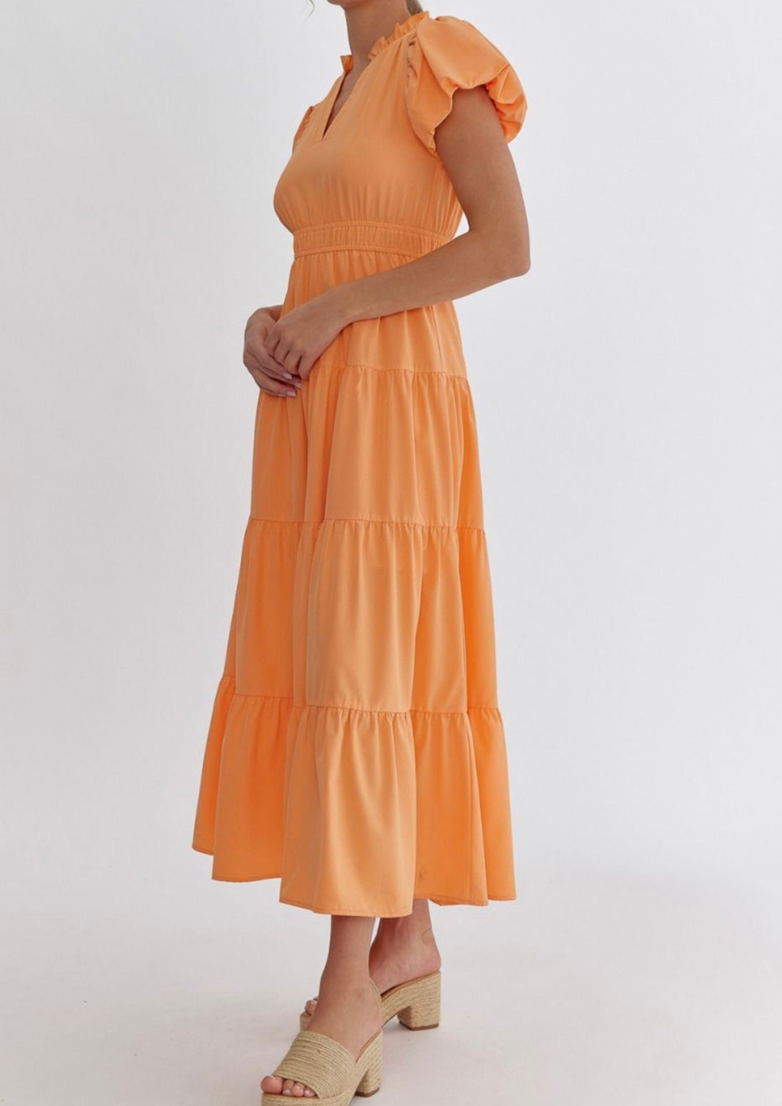 Texas Maxi Dress - Apricot