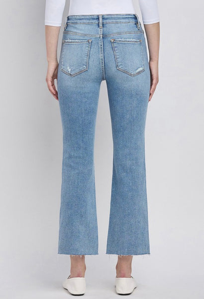 Lovervet - High Rise Kick Flare Denim