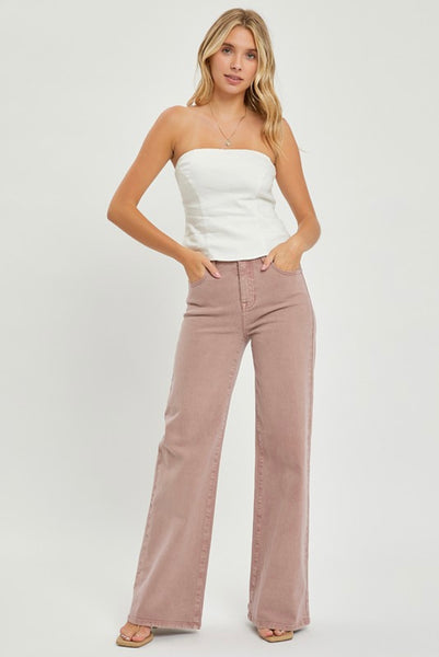 Risen - Maya Denim Jeans - Mauve