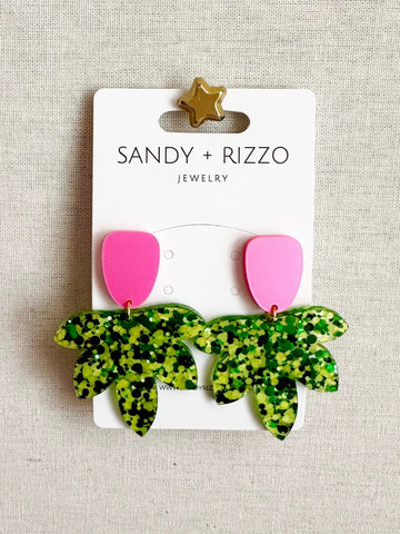 Sandy + Rizzo - Tropical Ariel Earring