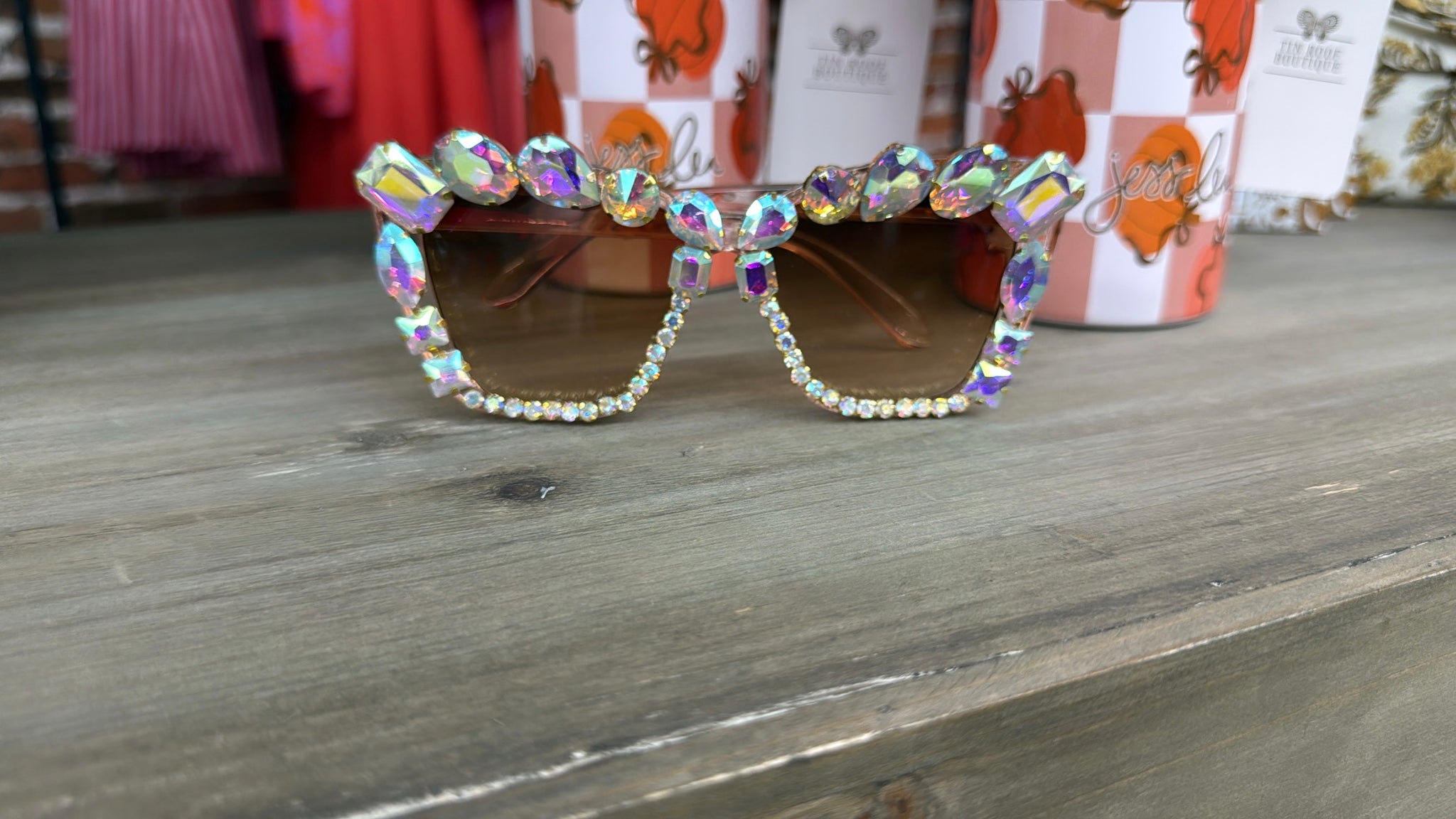 Basic, Not So Basic Rhinestone Sunglasses