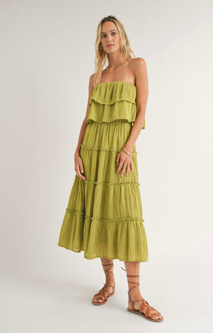 Main Squeeze Dress - Citrus Green