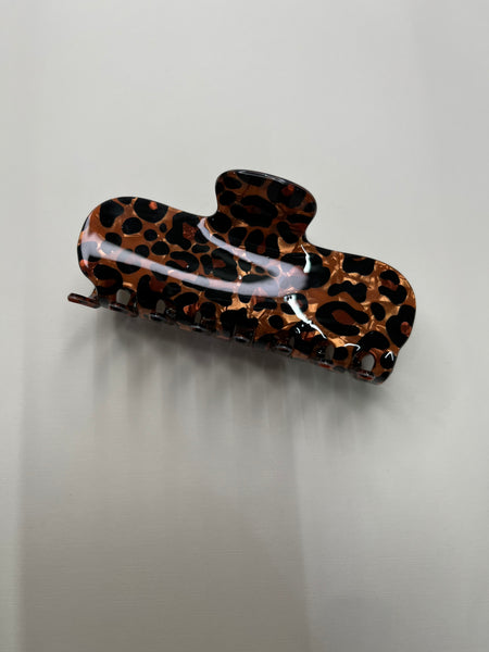 Leopard Print Claw Clips