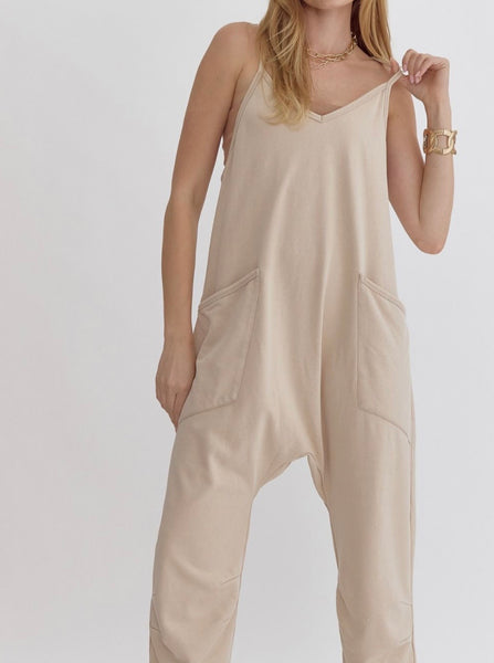 Magnolia Jumpsuit - Stone