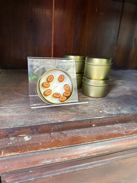 Smelly Goodness - Hazelnut Hustle Candle (Gold Tin)