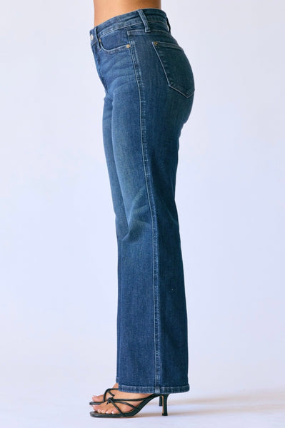 Judy Blue - Lydia Mid Rise Straight Denim