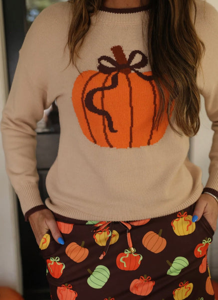 Harvest Hues Pumpkin Sweater
