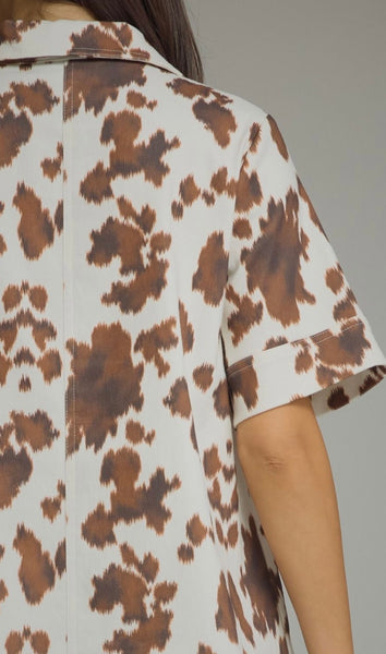 Blake Mini Dress - Animal
