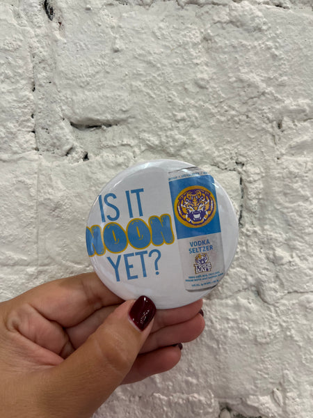 Signed by Abby - LSU Game Day Buttons