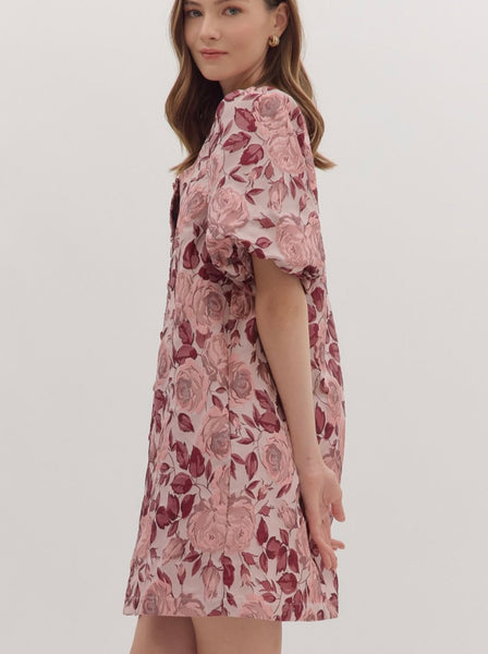 Sarah Floral Mini Dress