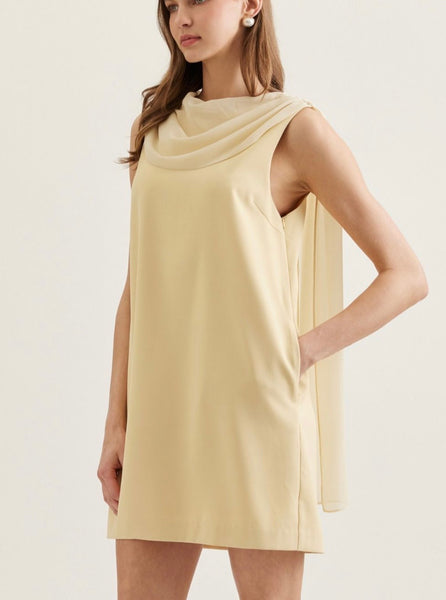 Amelia Mini Dress - Lemon