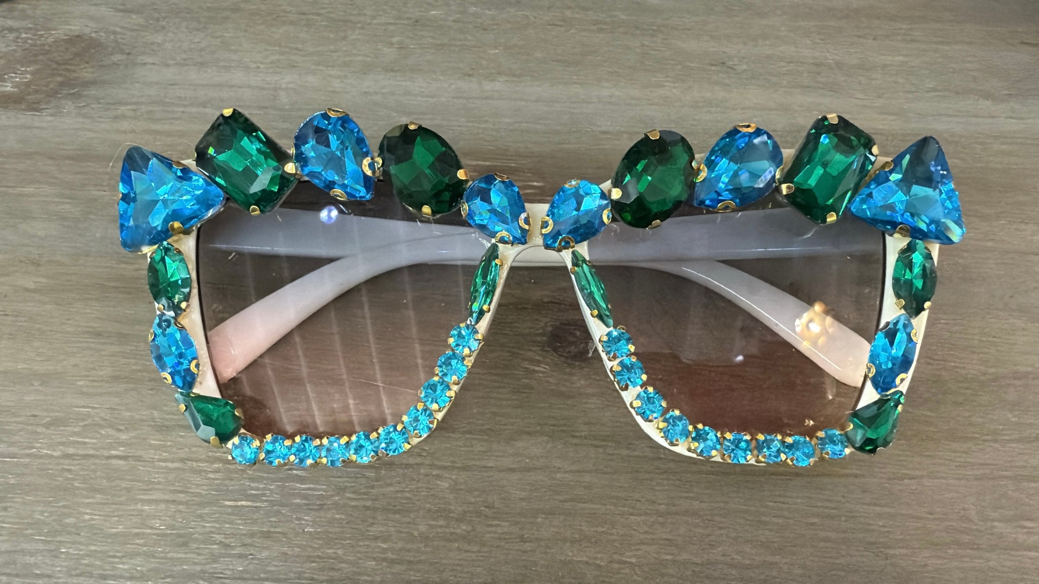 Tulane Game Day Rhinestone Sunglasses