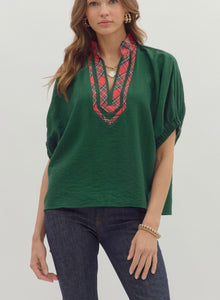 Addison S/S Top - Green