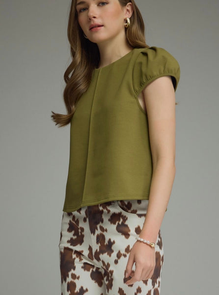 Collins Top - Martini Olive