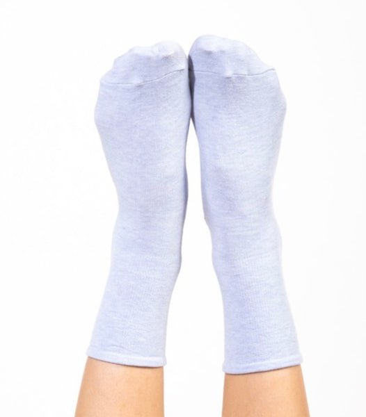 Audrey Classic Crew Socks - Sky