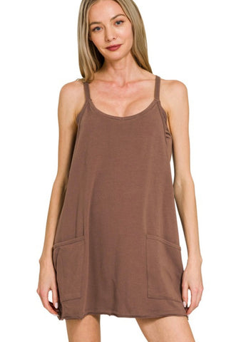 Madelyn Active Dress - Brown