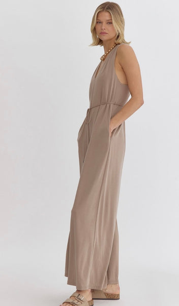 Amira Jumpsuit - Light Mocha