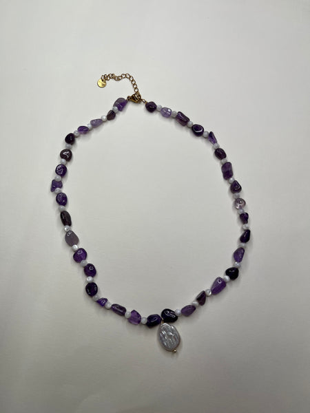 Seraphina Dainty Beaded Necklace
