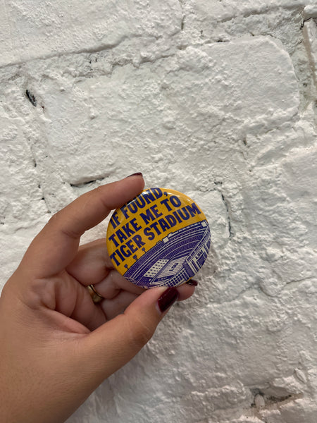 Signed by Abby - LSU Game Day Buttons (Small)