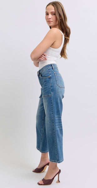 Judy Blue - High Waisted Utility Pocket Jeans