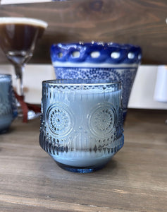 Southern Lights Candles - Blue Glass