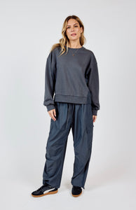 Sadie & Sage - Vita Crewneck Cargo Pant Set