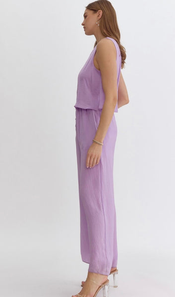 Camilla Jumpsuit - Lilac