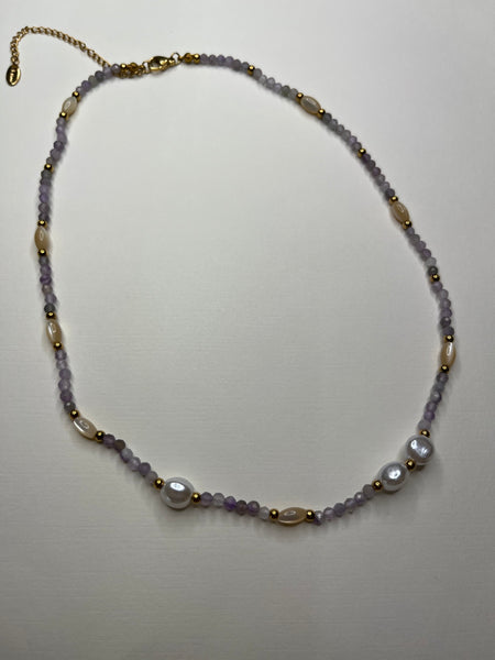 Calliope Dainty Beaded Necklace