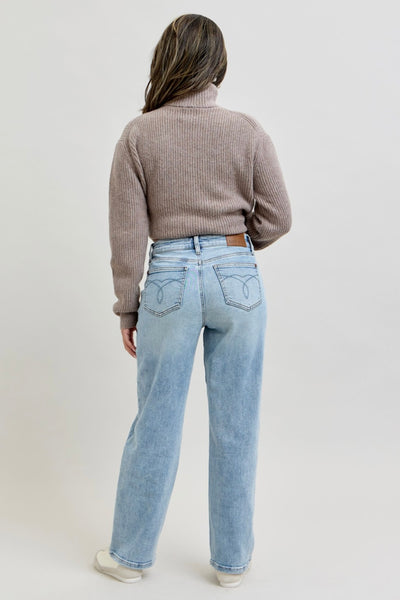 Judy Blue - Allison Mid Rise Straight Denim