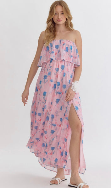 Isabella Maxi Dress - Pink Multi