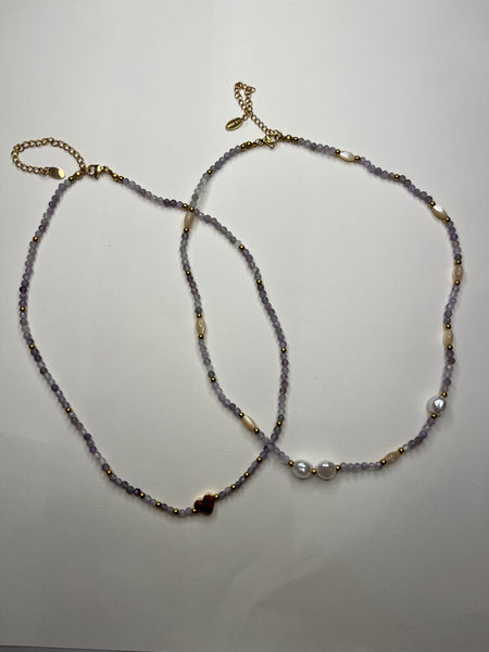 Calliope Dainty Beaded Necklace