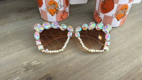 Basic, Not So Basic Rhinestone Sunglasses