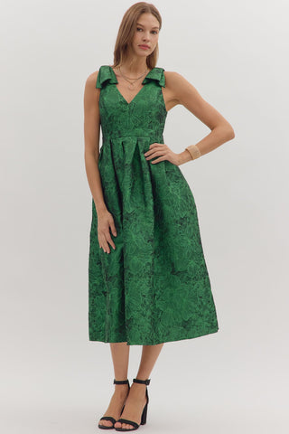 Natalie Midi Dress - Green