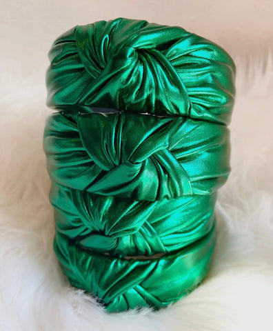 [PREORDER] Metallic Headband - Green