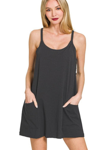Madelyn Active Dress - Black