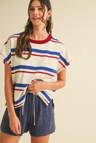 Aurora American Striped Top