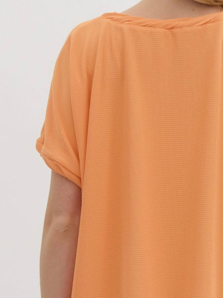 Cecilia S/S Top - Orange