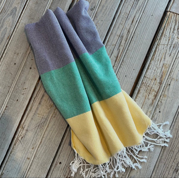 Mardi Gras Turkish Scarf