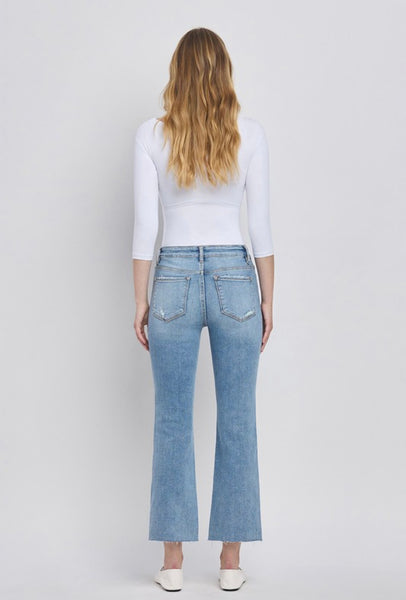 Lovervet - High Rise Kick Flare Denim