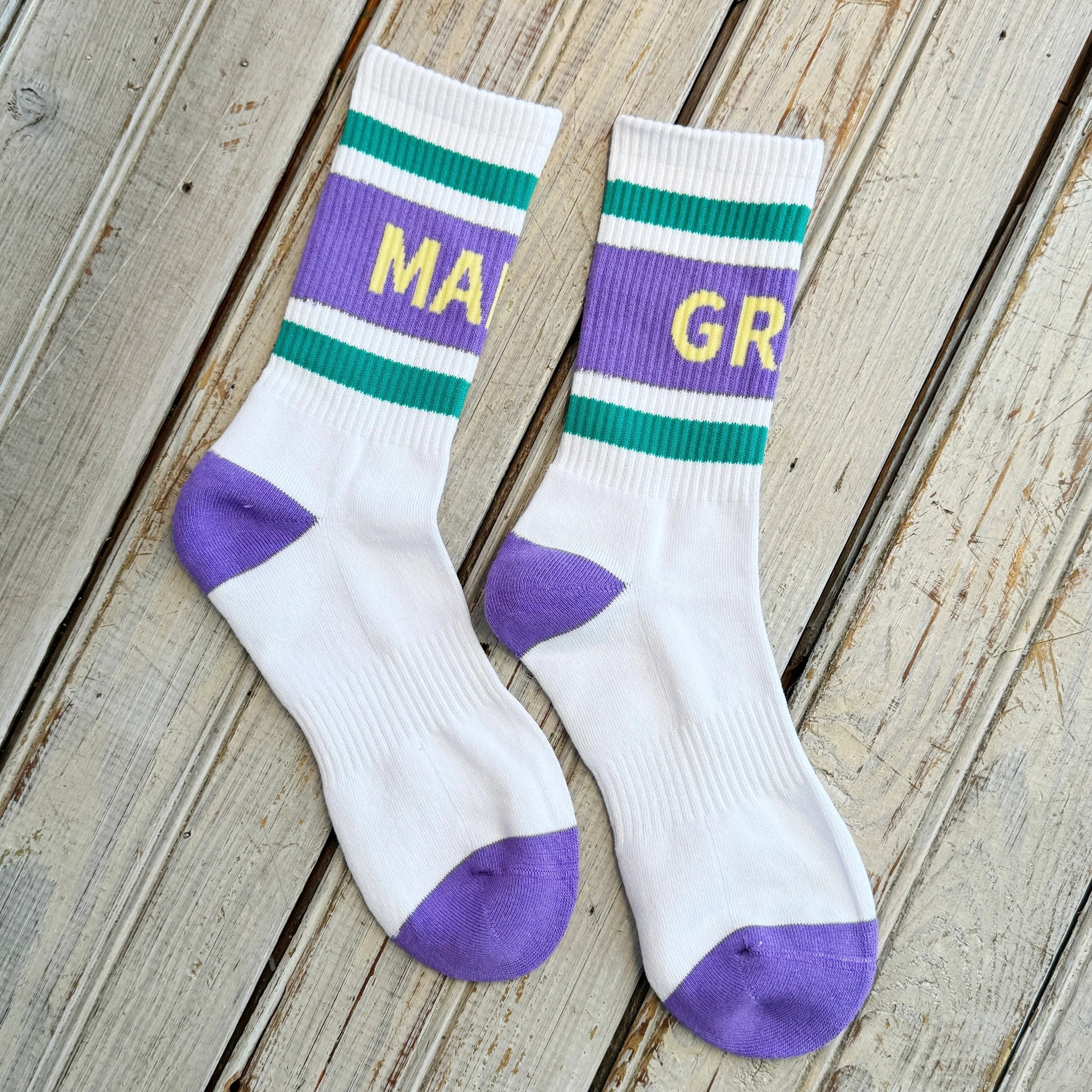 Nolaverse - Mardi Gras Varsity Socks