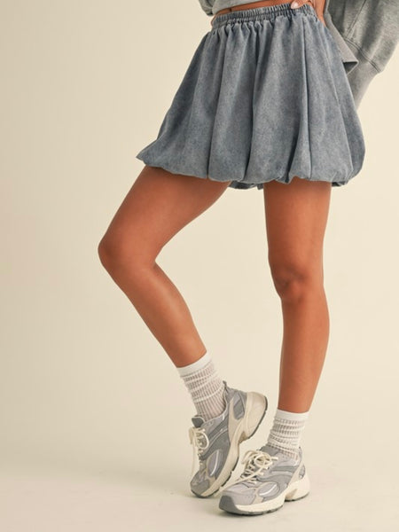 Antoine Wattigny Blvd Bubble Skirt - Denim