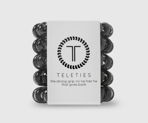 Teleties - Jet Black Hair Ties