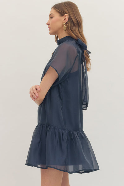 Summer Mini Dress - Navy